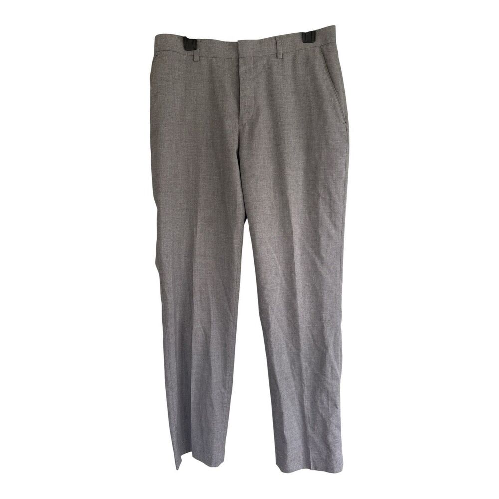 Banana Republic Mens Tailored Fit Slacks Trouser Pants Medium Gray Size 31x32